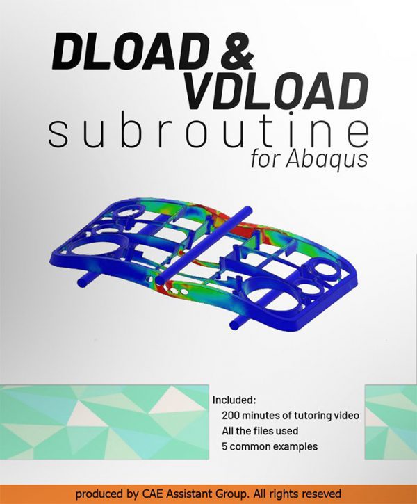Abaqus DLOAD 및 VDLOAD 서브루틴