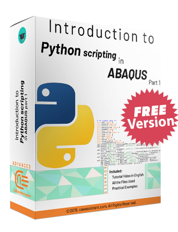 ABAQUS의 Python 스크립팅(무료 버전) 패키지