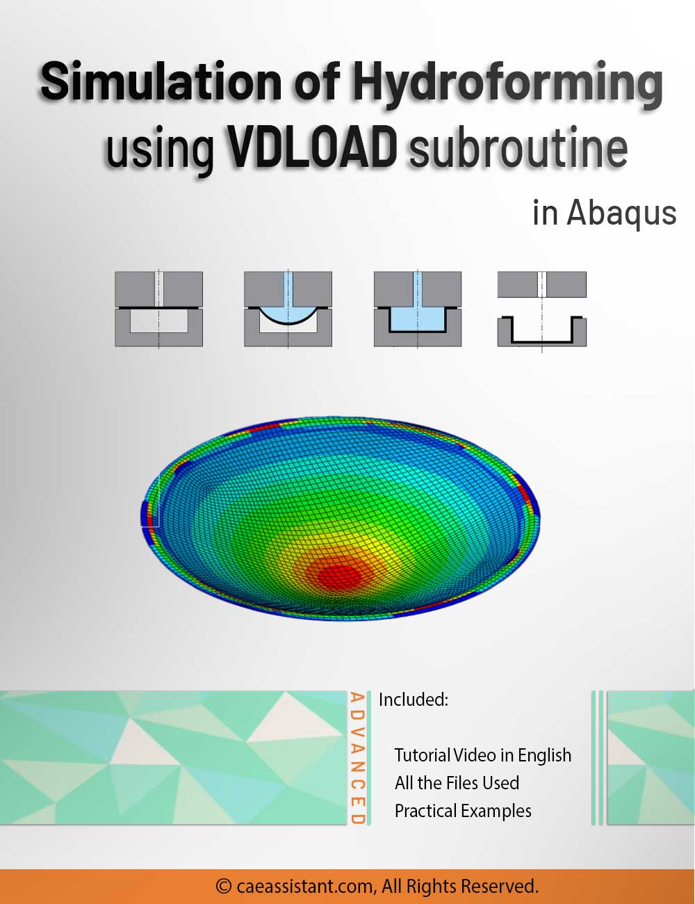Front hydroforming process simulation